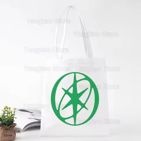 KATSEYE Gnarly Shopping Bag Eco Reusable Female Tote Bag College Handbag Retro Large Ladies Shoulder