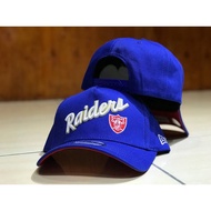 [DISCOUNT] Topi Unisex Hat RAIDERS NFL CAP (Blue)