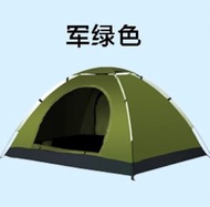 TENT 露營用品 3-4人戶外手建雙門帳篷 搭建款 露營 帳篷 露營用品