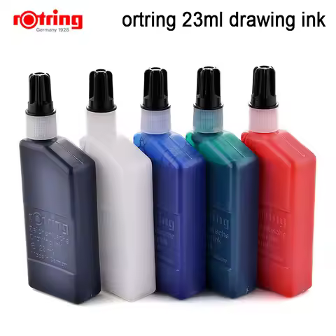 Rotring Drawing ink 23ml Isograph drawing pen ink black/blue/red/green/white 1 piece
