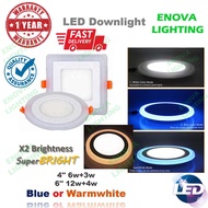 LED DOWNLIGHT ROUND/SQUARE 6W+3W(4 inch) / 12W+4W (6 inch)