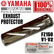 HLY FZ150 V1 V2 YAMAHA MUFFLER COVER ROUND EXHAUST SHIELD COVER PELINDUNG PAIP [3C1]