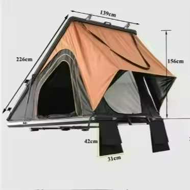 Camping Aluminium Outdoor Trekking Car Roof Car Tent Custom Vehicle Roof Tent Clam Shell Hard Shell 