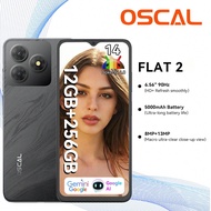 FLAT 2 Mobile Phones Android 14 Phone(2025), 12GB +256GB/2TB Octa Core, 6.56" Display Cheap Phone, 5