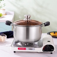 26cm thick stainless steel soup pot 26cm stainless steel sauce pot/