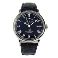 [Watchspree] Orient Mens Orient Star Automatic Sapphire Crystal Dark Blue Leather Strap Watch RE-AU0003L00B