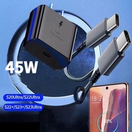 For Samsung 45W Super Fast Charging 2.0 Adapter USB-C Cable - PD 2.0 PPS Compatible Galaxy S24 S23 S
