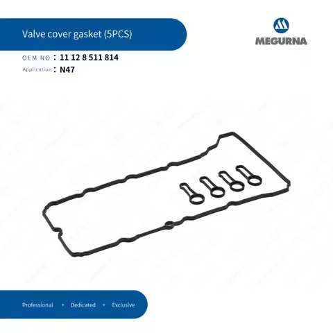 N47 1.6/2.0T Engine Valve Cover Gasket For BMW 125d 325d 520d X1 X3 X5 MINI R56 R61 Toyota Auto Part