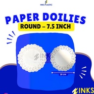 PAPER DOILIES ROUND 7.5 INCH ROUND PAPER CAKE BASE 7.5 INCH