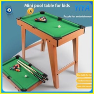 ۞ ☋ ⚽︎ 27x14 inches Mini billiard Table for Kids wooden with tall feet pool table set taco billiard