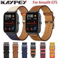 Fashion Genuine Leather Watch Band Strap for Xiaomi Huami Amazfit GTS 2 2e 2Mini Bip Lite 1S U Leather Sporty Wrist band strap