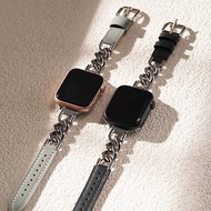Apple watch - 真皮拼接單鏈蘋果錶帶