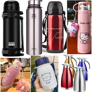thermal flask tiger Vacuum hydro Mug Thermos Flask cup Large capacity  thermo jug pot Water bottle c