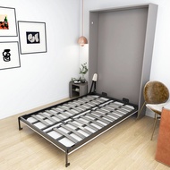 Wall Bed Invisible Bed Vertical Wall Folding Bed Flip Bed Murphy Bed Storage Integrated Hidden Bed Four Keel Hardware Accessories