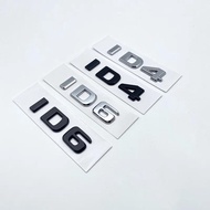 Glossy Black Letters Numbers Emblem ID4 ID6 GTX for Volkswagen Tailgate Emblem Letters Sticker Car T