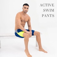 Active Sports Dynamic Swim Pants Swimwear - Adult Men's Swim Trunks Dark Navybiru