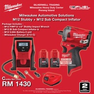 Milwaukee M12 Automotive Solution Impact Wrench Combo Package (M12 FIWF12, M12 BI)