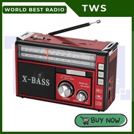 TWS RX-381BT Rechargeable Radio USB Radio Portable Radio FM AM