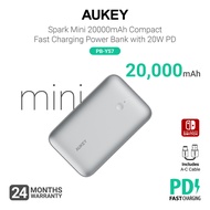 Aukey PB-Y57 Spark Mini 20000mAh Compact Fast Charging Power Bank with 20W PD