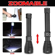 powerful superlight xhp90 led flashilight usb zoomable torch 3model lamp waterproof