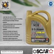 OSCAR D-15 ULTRAGARD SAE 15W-40 API CI-4/SL DIESEL ENGINE MOTOR OIL (7L)