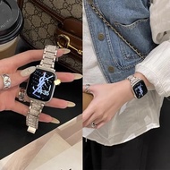 Sparkling Diamond Metal Straps 40mm 41mm 42mm 44mm 45mm 38mm 49mm Iwatch Series for Apple Watch 9 8 
