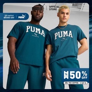 PUMA BASICS - เสื้อยืดผู้ชาย PUMA SQUAD สีเขียว - 68179122