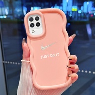 Casing For Samsung A22 M22 M32 Case Casing Icon Brand Pattern Softcase Cesing Protective Silicon HP 