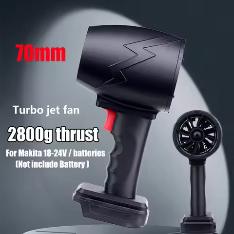 1500W Air Gun Turbo Jet Fan 2800g Thrust Violent Fan Car Wash Snow Removal Air Dryer for Makita/DeWa