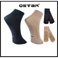 [Ready Stock] Anti-Slip Qstar Socks Socks Stoking Muslimah Solat/ Umrah/ Haji