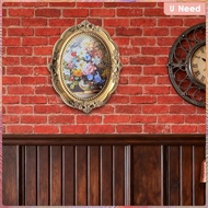 [Wishshopeeyas] 18 Cm (7 Inch) Oval Photo Frame, 19 X 24 Cm (7.5 X 9.4 Inches) - Multifunctional Dec