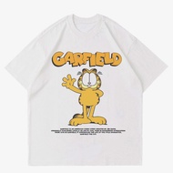 GARFIELD CARTOON T-SHIRT | VINTAGE White CARTOON T-SHIRT| GARFIELD CARTOON PREMIUM DISTRO T-SHIRT