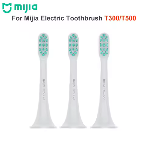 3pcs Original MIJIA T300 T500 Sonic Toothbrush Heads Teethbrush Replacement Heads Sonic Oral Hygiene