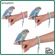 SUSANSTY Parrot Flying Harness, Breathable Adjustable Bird Flight Suit,  Comfortable Anti-Bite Bird 