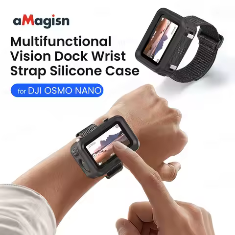 Wrist Strap for DJI Osmo Nano Wristband Silicone Case Vlog Multifunctional Vision Dock Expansion Str