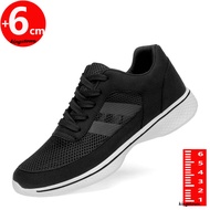 Sneakers Men Elevator Shoes Men Height Increase 6cm Men Casual Chunky Sneakers