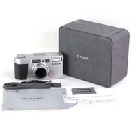 【美品】Fujifilm/富士 Klasse 銀色 帶38/2.6鏡頭 精品旁軸相機 帶展示盒#jp22221