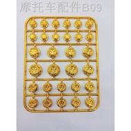 （Motorcycle Accessories  ）YAMAHA YTX 125 150 Motorcycle Thai Bolt Cap GOLD Crew Nut Universal 30pcs