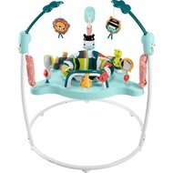 Fisher-Price Baby Bouncer Colorful Corners Jumperoo Activity Center with Music Lights Sounds