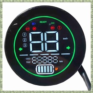 (BGIC) Electric Bike Speedometer Scooter Dashboard Indicator 48V 60V 72V Lead-Acid Battery LED Instr