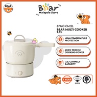 Bear Travel Cooker 1.2L – Multi-Function Electric Hotpot / Mini Cooker BTMC-CM1200