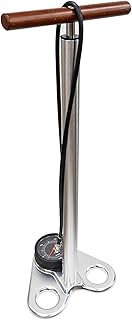 Airsmith TRIFISH Low Pressure Floor Pump, Blackr Compatible Valve, Presta and Schrader Type, Air Pre