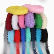 5Yards/lot Lace Ribbon 15mm Lace Trim Fabric Handicrafts Embroidered Net Lace Trims for Sewing Decor