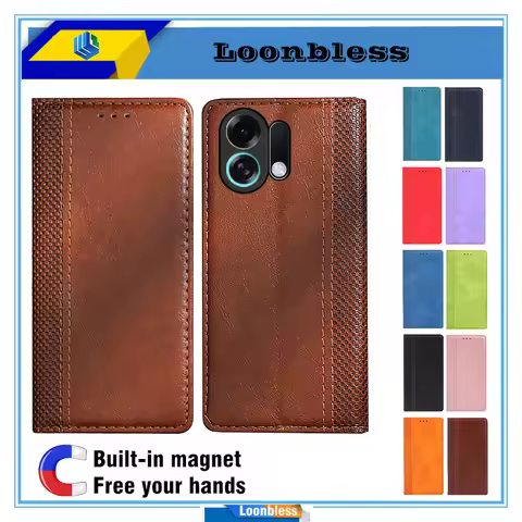 Flip Leather Case For Oppo K13 Turbo Pro Phone Case Global Version Book Holster Oppo K13 Turbo Cover