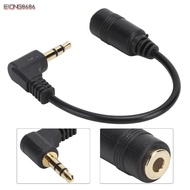 EIONG8686FT Stereo Extension Cord, 3 Pole 3.5mm Male to Female Plug and Play 90 Degree Elbow Cable, 