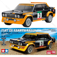 TAMIYA 1/10 R/C 4WD Fiat 131 Abarth Rally Olio Fiat (MF-01X Chassis) 47494 47494A 58723 58723A
