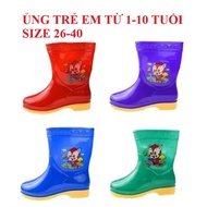 (SELECT COLOR) Rain boots for children from 2-10 years old, wading boots for children, picnic boots,