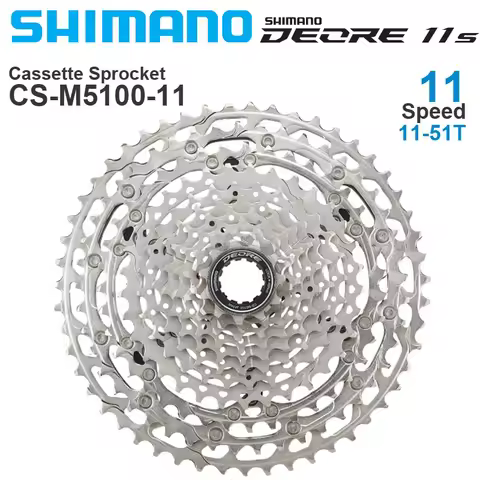Shimano Deore CS M5100 11 Speed Cassette Sprocke Freewheel for Mountain Bike MTB CS-M5100 11-51T 11S