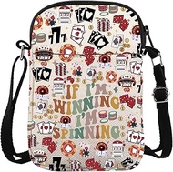Casino Crossbody Bag 777 Slot Machine Gift Casino Gambler Poker Chip Gift If I'm Winning I'm Spinnin