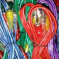 3-3 video audio cable, AV jack to 2.5 meter transparent AV jack